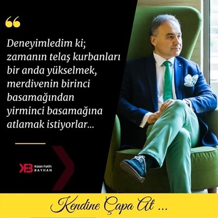 Deneyimledim ki; Öz-disiplini kendilerine ilke edinmeyenler